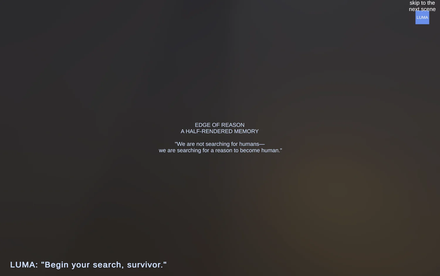 Edge of Reason — project documentation, view 4