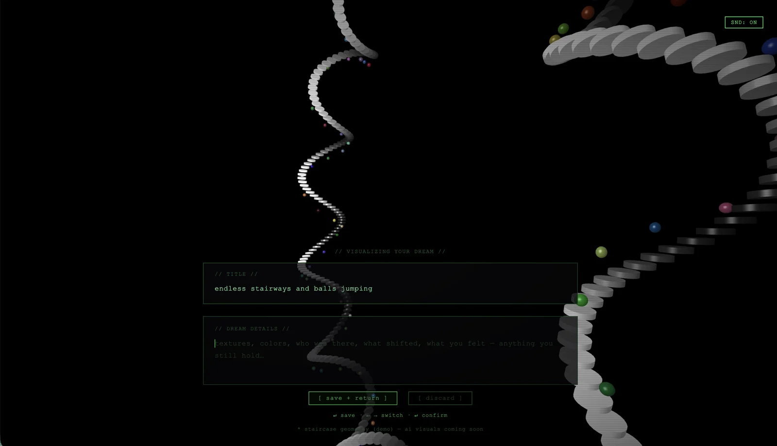 REM.log — project documentation, view 2