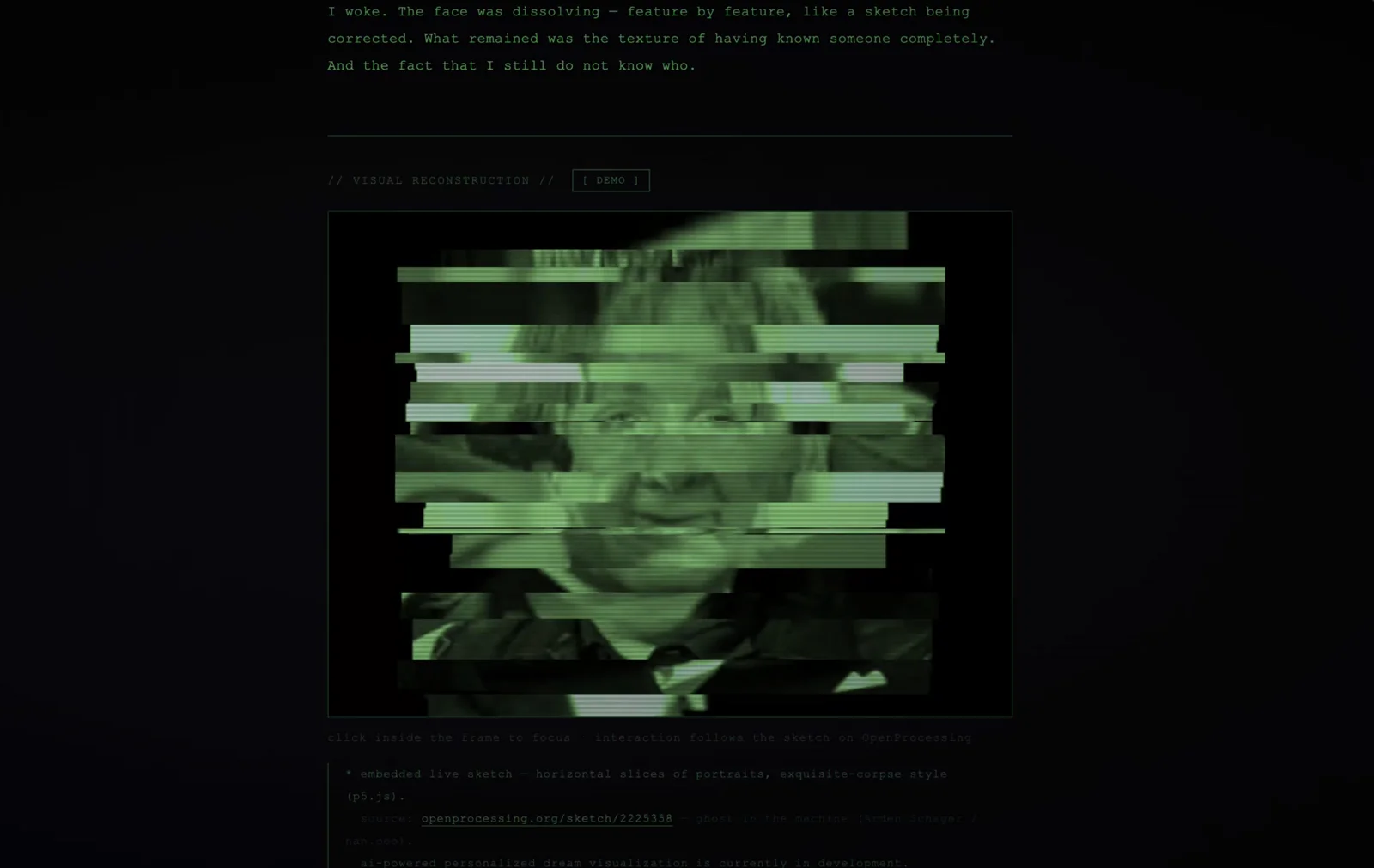 REM.log — project documentation, view 5